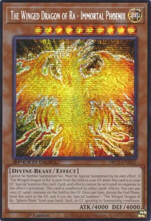 The Winged Dragon of Ra - Immortal Phoenix (PSR) - SBC2-END02: Speed Duel: Battle City Finals