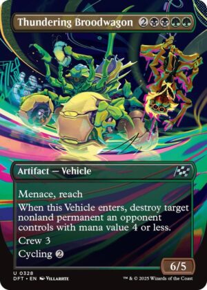 Thundering Broodwagon (Borderless) - 328: Aetherdrift