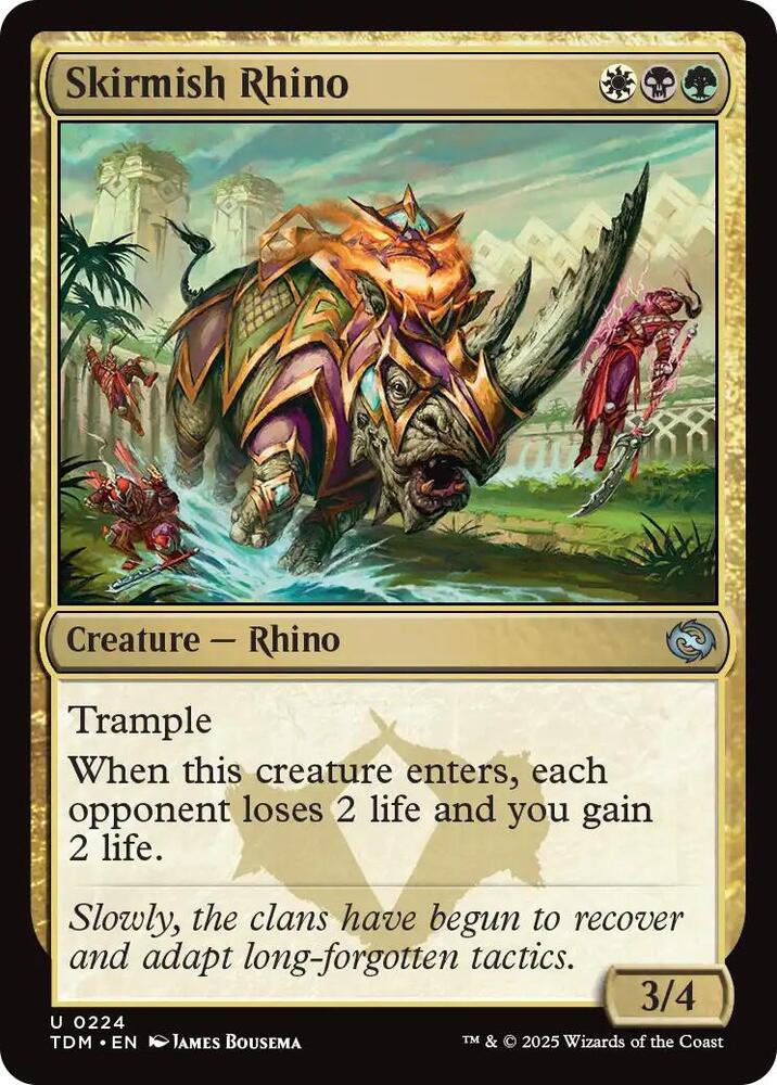 Skirmish Rhino - 224: Tarkir: Dragonstorm