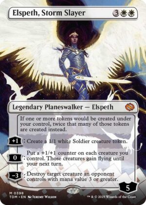 Elspeth, Storm Slayer (Borderless) - 398: Tarkir: Dragonstorm