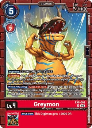 Greymon - EX9-009 U: Versus Monsters
