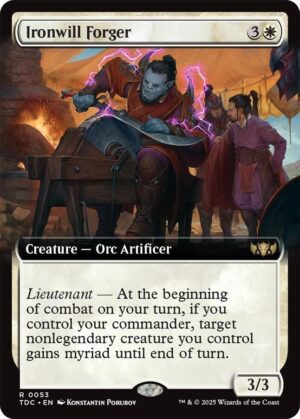 Ironwill Forger (Extended Art) - 53: Commander: Tarkir: Dragonstorm