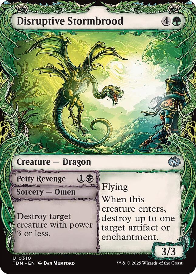 Disruptive Stormbrood (Showcase) - 310: Tarkir: Dragonstorm