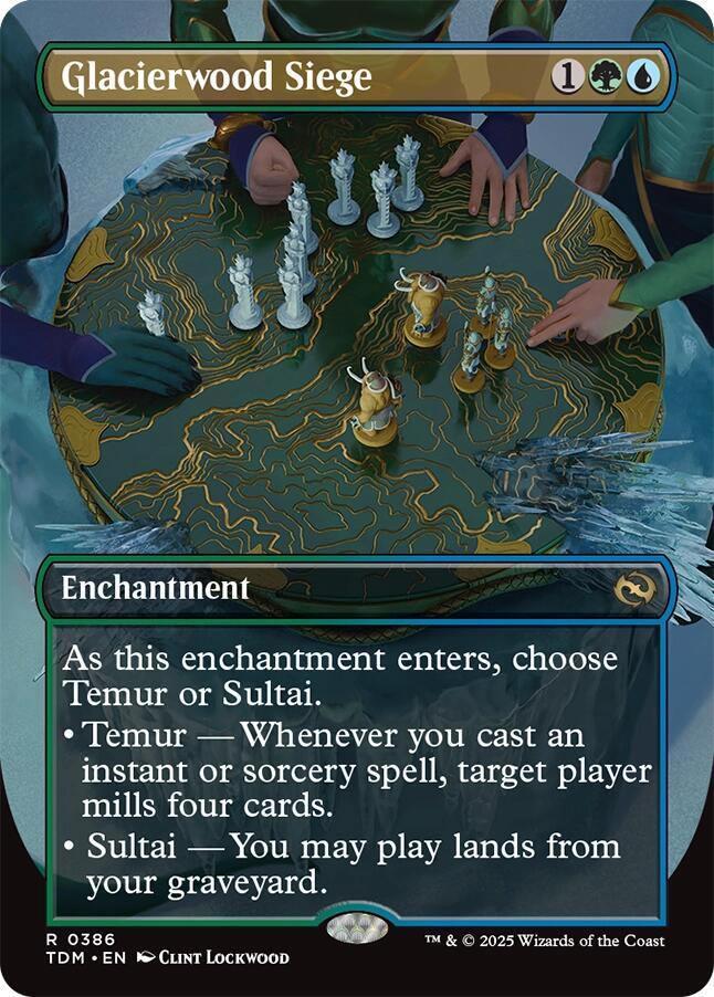 Glacierwood Siege (Borderless) - 386: Tarkir: Dragonstorm
