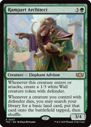 Rampart Architect - 47: Commander: Tarkir: Dragonstorm