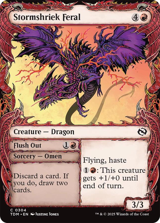 Stormshriek Feral (Showcase) - 304: Tarkir: Dragonstorm