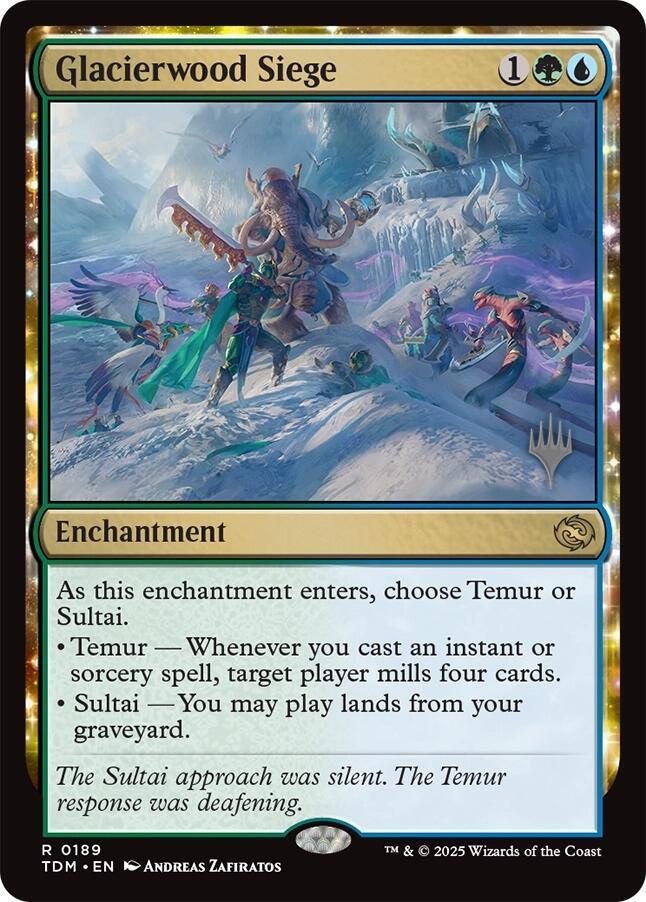 Glacierwood Siege - 189: Promo Pack: Tarkir: Dragonstorm