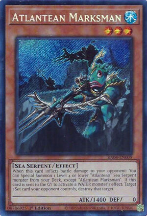 Atlantean Marksman (Secret Rare) - RA04-EN009: Quarter Century Stampede