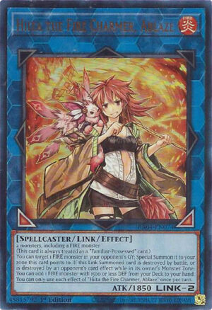 Hiita the Fire Charmer, Ablaze (UR) - RA04-EN074: Quarter Century Stampede