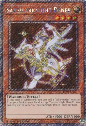 Satellarknight Deneb (Platinum Secret Rare) - RA04-EN227: Quarter Century Stampede