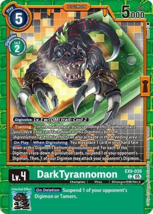 DarkTyrannomon - EX9-039 C: Versus Monsters