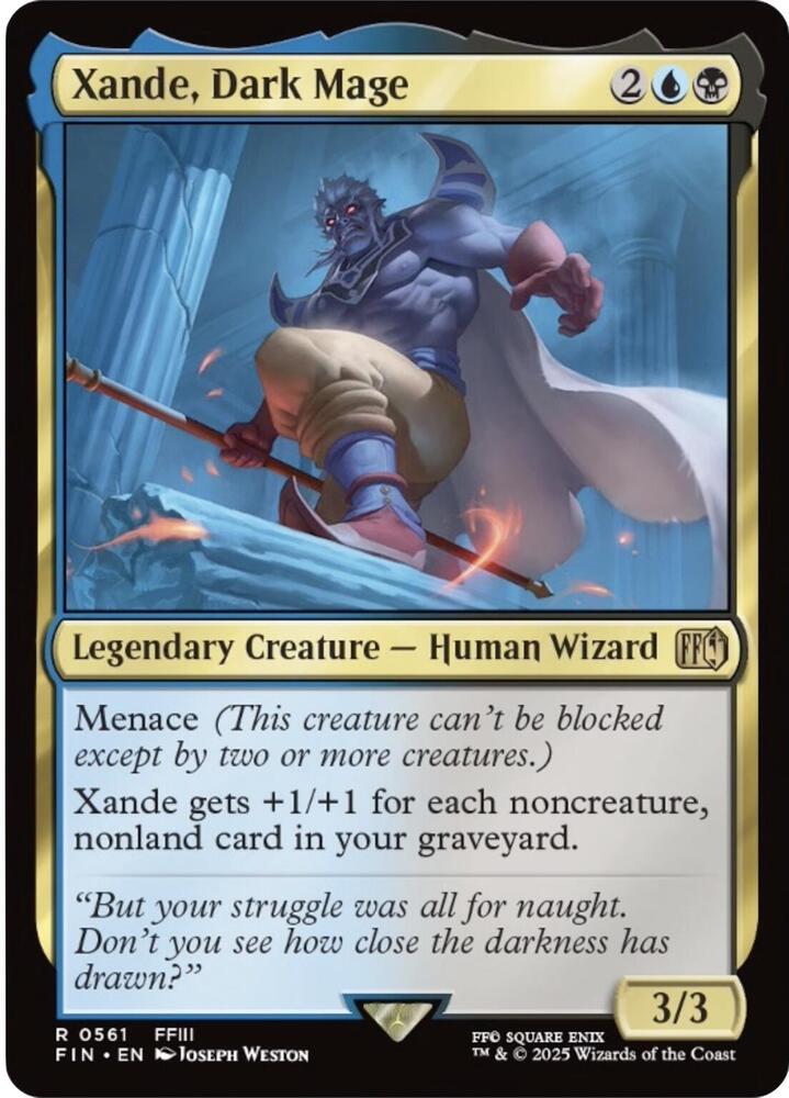 Xande, Dark Mage - 561: FINAL FANTASY