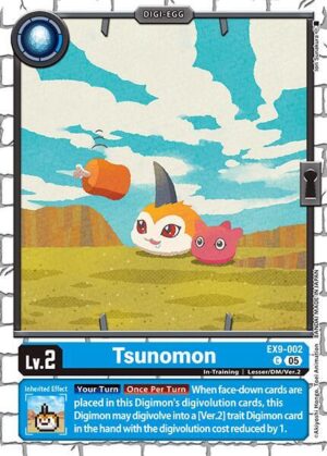 Tsunomon - EX9-002 C: Versus Monsters
