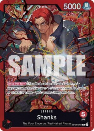 Shanks (OP09-001) - OP09-001: Starter Deck 23: RED Shanks