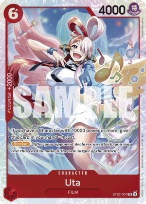 Uta - ST23-001: Starter Deck 23: RED Shanks