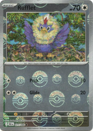 Rufflet (Poke Ball Pattern) - 077/086: SV: Black Bolt