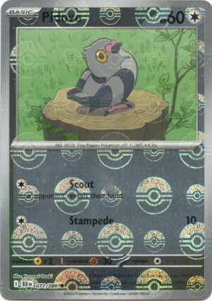 Pidove (Poke Ball Pattern) - 071/086: SV: Black Bolt
