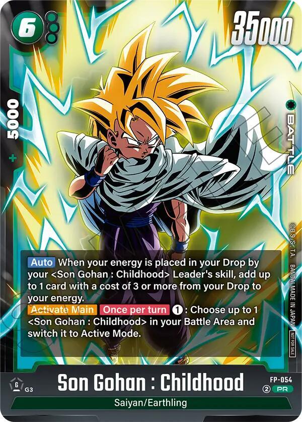 Son Gohan : Childhood - FP-054 (Tournament Pack 08) - FP-054: Tournament and Championship Promos