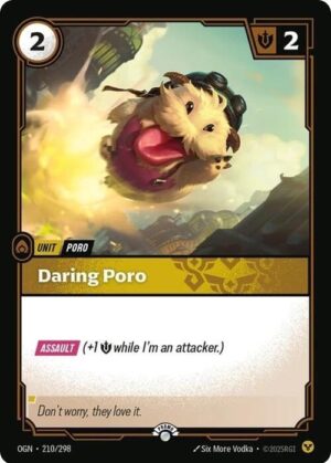 Daring Poro - 210/298: Riftbound Organized Play Promotional Cards