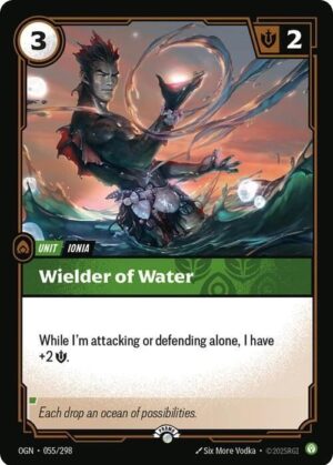 Wielder of Water - 055/298: Riftbound Organized Play Promotional Cards