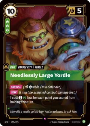 Needlessly Large Yordle - 055/221: Spiritforged
