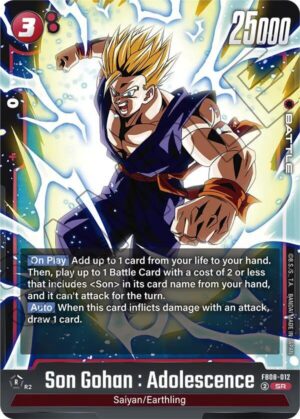 Son Gohan : Adolescence - FB08-012 - FB08-012: Saiyan's Pride