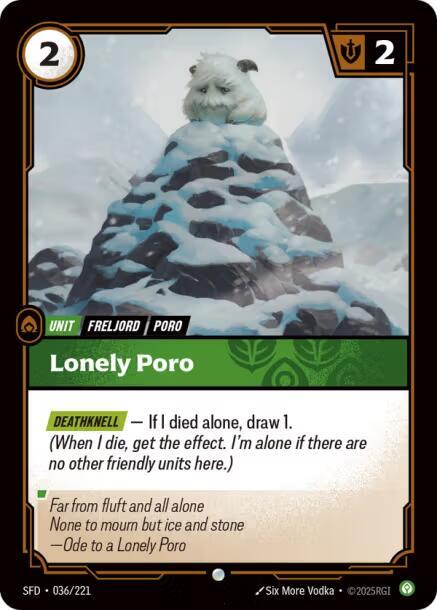 Lonely Poro - 036/221: Spiritforged