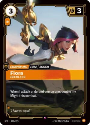 Fiora - Peerless - 110/221: Spiritforged