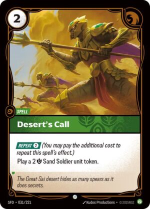Desert's Call - 031/221: Spiritforged