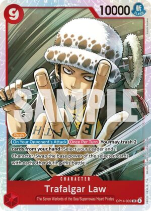 Trafalgar Law - OP14-009 - OP14-009: The Azure Sea's Seven