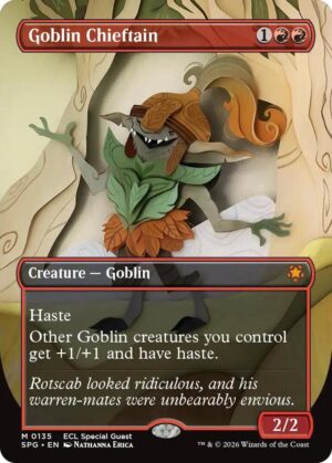 Goblin Chieftain (Borderless) - 135: Special Guests