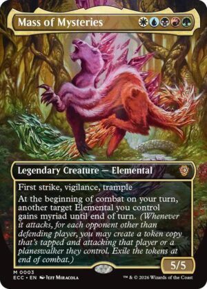 Mass of Mysteries (Borderless) - 3: Commander: Lorwyn Eclipsed