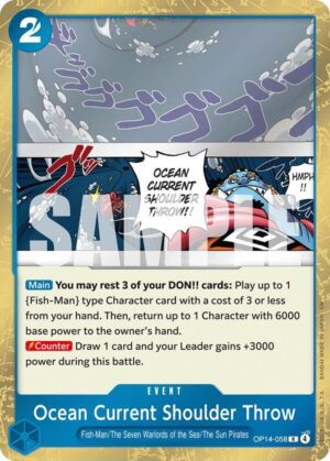 Ocean Current Shoulder Throw - OP14-058: The Azure Sea's Seven