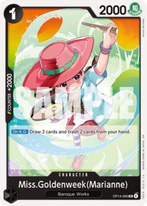 Miss.Goldenweek(Marianne) - OP14-085: The Azure Sea's Seven