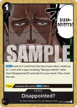Disappointed? - OP14-099: The Azure Sea's Seven