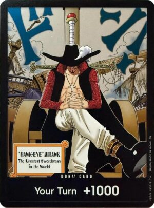DON!! Card (Dracule Mihawk): The Azure Sea's Seven