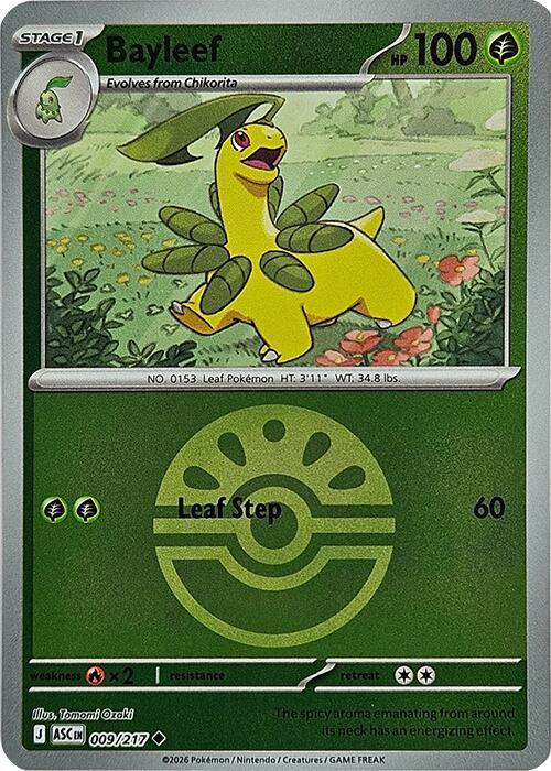 Bayleef (Friend Ball) - 009/217: ME: Ascended Heroes