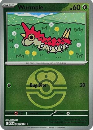 Wurmple (Love Ball) - 011/217: ME: Ascended Heroes