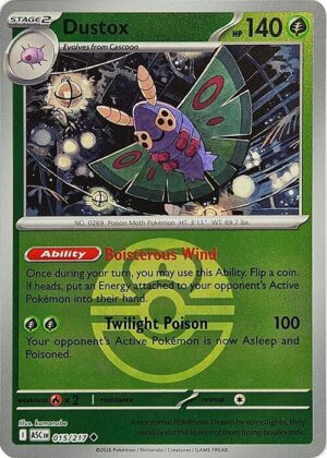 Dustox - 015/217 (Love Ball) - 015/217: ME: Ascended Heroes