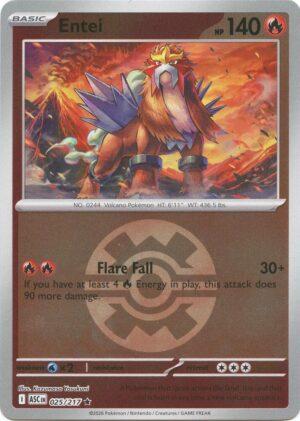 Entei (Quick Ball) - 025/217: ME: Ascended Heroes