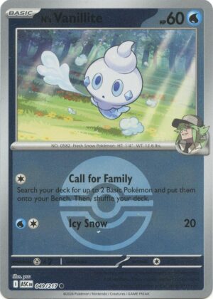 N's Vanillite (Poke Ball) - 049/217: ME: Ascended Heroes