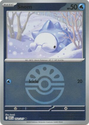 Snom (Friend Ball) - 052/217: ME: Ascended Heroes