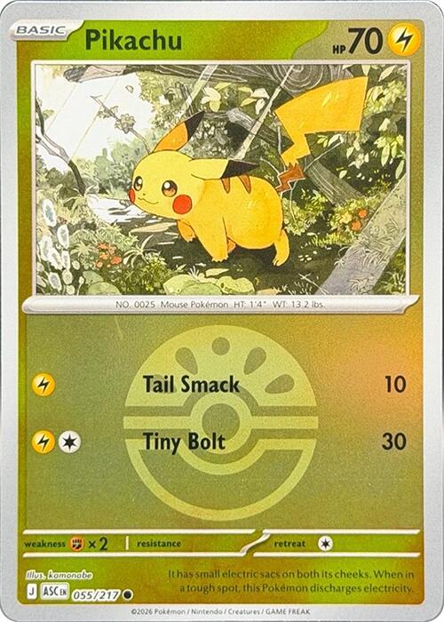 Pikachu (Friend Ball) - 055/217: ME: Ascended Heroes