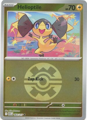 Helioptile (Quick Ball) - 063/217: ME: Ascended Heroes