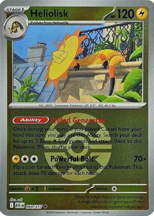 Heliolisk - 064/217 (Quick Ball) - 064/217: ME: Ascended Heroes