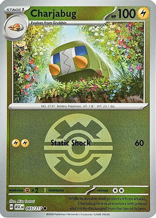 Charjabug (Quick Ball) - 065/217: ME: Ascended Heroes