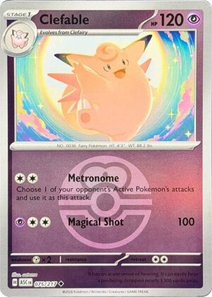 Clefable (Love Ball) - 075/217: ME: Ascended Heroes
