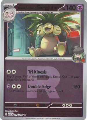 Team Rocket's Exeggutor (Team Rocket) - 078/217: ME: Ascended Heroes