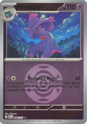 Mismagius (Dusk Ball) - 086/217: ME: Ascended Heroes