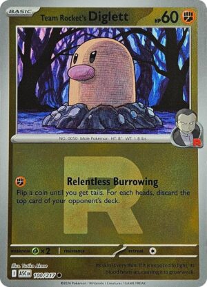 Team Rocket's Diglett (Team Rocket) - 100/217: ME: Ascended Heroes